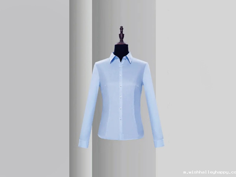 女长袖正规领衬衫定做