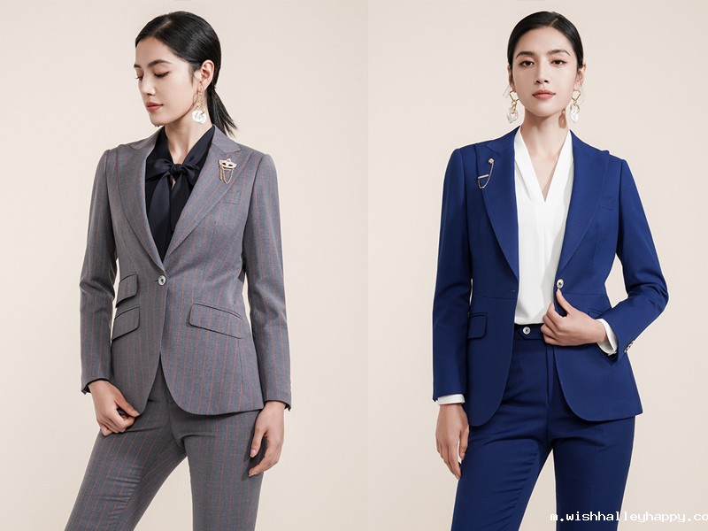 2023秋冬新款女士职业装西服-商务西服-西服厂家